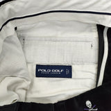 POLO GOLF RALPH LAUREN ポロゴルフ ラルフローレン 刺繍パンツ ドクロ スカル コーデュロイ パンツ ブラック メンズ ポロ【中古】5-1120T∞