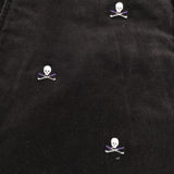 POLO GOLF RALPH LAUREN ポロゴルフ ラルフローレン 刺繍パンツ ドクロ スカル コーデュロイ パンツ ブラック メンズ ポロ【中古】5-1120T∞