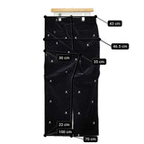 POLO GOLF RALPH LAUREN ポロゴルフ ラルフローレン 刺繍パンツ ドクロ スカル コーデュロイ パンツ ブラック メンズ ポロ【中古】5-1120T∞