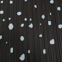 PLEATS PLEASE ISSEY MIYAKE ドットプリーツノースリーブ ワンピース チュニック ブラック Lブルー レディース プリーツプリーズ【中古】5-0716S♪