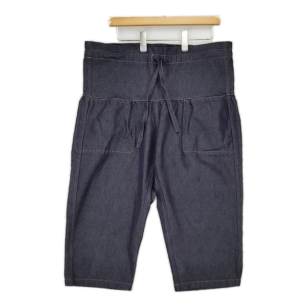 me ISSEY MIYAKE デニムパンツ MI04FF191 日本製 クロップドパンツ ネイビー レディース ミー イッセイミヤケ【中古】5-0801M△