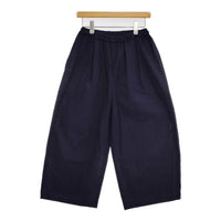 mina perhonen hiekka コットン ワイドパンツ ai4474 パンツ ネイビー レディース ミナペルホネン【中古】5-1001G∞
