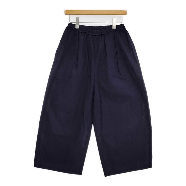 mina perhonen hiekka コットン ワイドパンツ ai4474 パンツ ネイビー レディース ミナペルホネン【中古】5-1001G∞