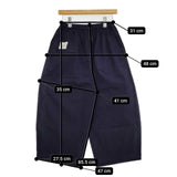 mina perhonen hiekka コットン ワイドパンツ ai4474 パンツ ネイビー レディース ミナペルホネン【中古】5-1001G∞
