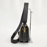 POLO RALPH LAUREN 未使用品 スタッズ レザー 革 ショルダーバッグ ブラック レディース ポロ・ラルフローレン【中古】5-1029G∞