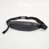 KARL LAGERFELD 未使用品 ウエストポーチ レザー ウエストバッグ ブラック レディース カールラガーフェルド【中古】5-1112G∞