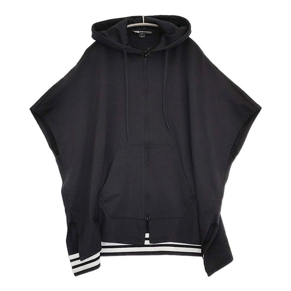 Y-3/adidas 未使用品 TRACK CAPE HOODIE CY6876 サイズM/M パーカー ブラック メンズ ワイスリー/Yohji/アディダス【中古】5-0806S♪