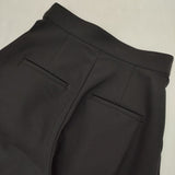 BEAUTY&YOUTH UNITED ARROWS BY カーブ パンツ ウォッシャブル 定価13750円 パンツ ブラック レディース ビューティアンドユース【中古】5-0927G∞