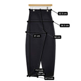 BEAUTY&YOUTH UNITED ARROWS BY カーブ パンツ ウォッシャブル 定価13750円 パンツ ブラック レディース ビューティアンドユース【中古】5-0927G∞