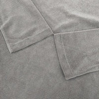 BEAUTY&YOUTH UNITED ARROWS メッシュ素材 長袖Ｔシャツ カットソー ロンＴ グレー レディース ビューティアンドユース【中古】5-0927M∞
