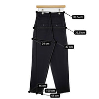 BEAUTY&YOUTH UNITED ARROWS ポリエステルツイル 2タック パンツ センタープレススラックス パンツ ブラック レディース ビューティアンドユース【中古】5-0927G∞