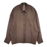 BEAUTY&YOUTH UNITED ARROWS BY ドルマンスリーブ シャツ ウォッシャブル 長袖シャツ ブラウン レディース ビューティアンドユース【中古】5-0927M∞