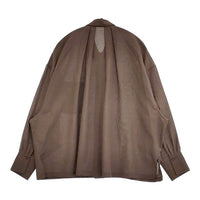 BEAUTY&YOUTH UNITED ARROWS BY ドルマンスリーブ シャツ ウォッシャブル 長袖シャツ ブラウン レディース ビューティアンドユース【中古】5-0927M∞