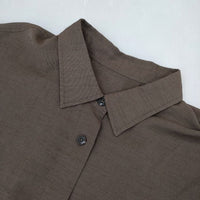 BEAUTY&YOUTH UNITED ARROWS BY ドルマンスリーブ シャツ ウォッシャブル 長袖シャツ ブラウン レディース ビューティアンドユース【中古】5-0927M∞