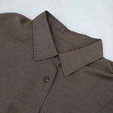 BEAUTY&YOUTH UNITED ARROWS BY ドルマンスリーブ シャツ ウォッシャブル 長袖シャツ ブラウン レディース ビューティアンドユース【中古】5-0927M∞