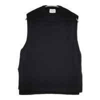 UNITED ARROWS コットンナイロン ノースリーブニット ベスト ブラック レディース ユナイテッドアローズ【中古】5-0927M∞