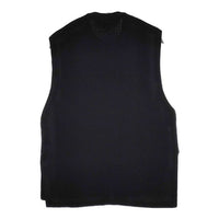 UNITED ARROWS コットンナイロン ノースリーブニット ベスト ブラック レディース ユナイテッドアローズ【中古】5-0927M∞