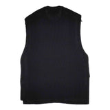 UNITED ARROWS コットンナイロン ノースリーブニット ベスト ブラック レディース ユナイテッドアローズ【中古】5-0927M∞