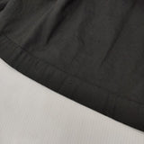 nest Robe リネンコットンタックギャザーロングスカート 定価26400円 01204-1616 製品染め ロングスカート ブラック レディース ネストローブ【中古】5-1001M∞