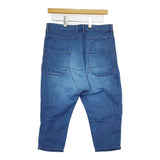 DMG デニム 日本製 15-246E サイズM クロップドパンツ ライトブルー レディース ディーエムジー/ドミンゴ【中古】5-0801M△