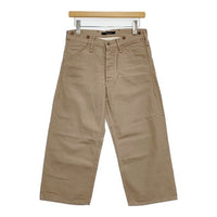 Johnbull AP025 コットン クロップド パンツ ベージュ レディース ジョンブル【中古】5-0927G∞