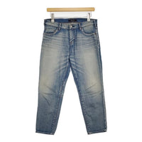 Johnbull ストレッチテーパードクロップドデニム 定価18480円 デニムパンツ ブルー レディース ジョンブル【中古】5-0927G∞