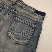 Johnbull ストレッチテーパードクロップドデニム 定価18480円 デニムパンツ ブルー レディース ジョンブル【中古】5-0927G∞