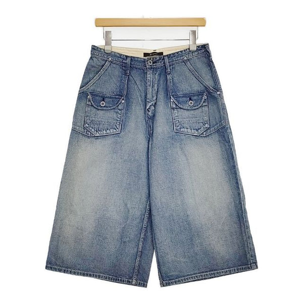 Johnbull ルードキュロットジーンズ 定価19800円 デニムパンツ ブルー レディース ジョンブル【中古】5-0927M∞