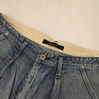 Johnbull ルードキュロットジーンズ 定価19800円 デニムパンツ ブルー レディース ジョンブル【中古】5-0927M∞
