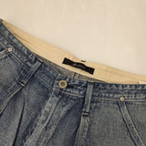 Johnbull ルードキュロットジーンズ 定価19800円 デニムパンツ ブルー レディース ジョンブル【中古】5-0927M∞