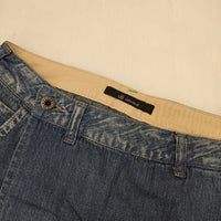 Johnbull ラップ 巻き デニム スカート ブルー レディース ジョンブル【中古】5-0927M∞