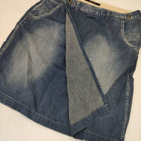 Johnbull ラップ 巻き デニム スカート ブルー レディース ジョンブル【中古】5-0927M∞