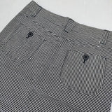 Johnbull 24E16 ヒッコリーデニム スカート チャコールグレー ホワイト レディース ジョンブル【中古】5-0927M∞
