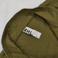 MHL./ALPHA 595-125370 コットンナイロン ミリタリージャケット カーキ レディース エムエイチエル/アルファ【中古】5-0927M∞