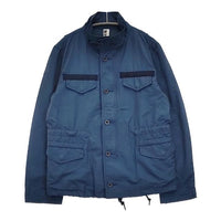 MHL./ALPHA 595-125370 コットンナイロン ミリタリージャケット ブルー レディース エムエイチエル/アルファ【中古】5-0927M∞
