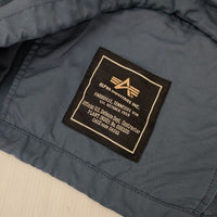 MHL./ALPHA 595-125370 コットンナイロン ミリタリージャケット ブルー レディース エムエイチエル/アルファ【中古】5-0927M∞