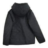 ARMEN 未使用品 リバーシブルフーデッドキルティングジャケット サイズ1 NAM1752 定価41800円 ブラック レディース アーメン【中古】5-1026T♪