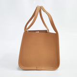 中川政七商店 未使用品 花で染めたミニバッグ カーネーション 牛革 レザー トートバッグ キャメル レディース 中川政七商店【中古】5-1029G∞