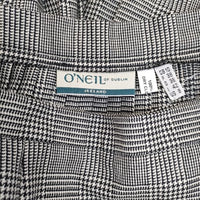 O'NEIL OF DUBLIN クラシック アコーディオン キルト スカート 313240550 ロングスカート ブラック ホワイト レディース オニールオブダブリン【中古】5-1013T∞