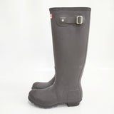 HUNTER オリジナルトールレインブーツ 長靴 39サイズ レインシューズ ブラウン レディース ハンター【中古】5-1102G◎