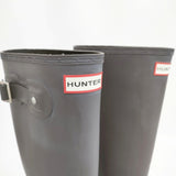 HUNTER オリジナルトールレインブーツ 長靴 39サイズ レインシューズ ブラウン レディース ハンター【中古】5-1102G◎