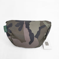 Herve Chapelier 新品 8851MW カモフラージュ ナイロンポーチ カモフラージュ 定価60280円 ポーチ カーキ レディース エルベ・シャプリエ【中古】5-0808G◎
