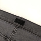 mother 新品 クロップドレイヤーカットデニムパンツ 定価31900円 デニムパンツ チャコールグレー レディース マザー【中古】5-1109G∞