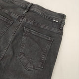 mother フェイデッドブラックインサイダークロップドジーンズ 26インチ 定価31900円 デニムパンツ チャコールグレー レディース マザー【中古】5-1109G∞
