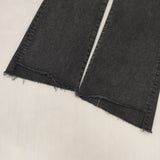 mother フェイデッドブラックインサイダークロップドジーンズ 26インチ 定価31900円 デニムパンツ チャコールグレー レディース マザー【中古】5-1109G∞