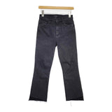 mother フェイデッドブラックインサイダークロップドジーンズ 27インチ 定価31900円 デニムパンツ チャコールグレー レディース マザー【中古】5-1109G∞