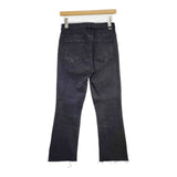 mother フェイデッドブラックインサイダークロップドジーンズ 27インチ 定価31900円 デニムパンツ チャコールグレー レディース マザー【中古】5-1109G∞