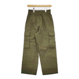 IENA LA BOUCLE 未使用品 ドライダック カーゴパンツ 定価27500円 パンツ 24SS カーキ レディース イエナラブークル【中古】5-1214G∞