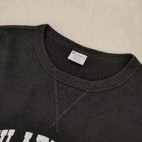 FRAMeWORK/Champion ガーメントウォッシュリバースウィーブスウェット 定価11000円 スウェット ブラック レディース フレームワーク/チャンピオン【中古】5-0924M∞