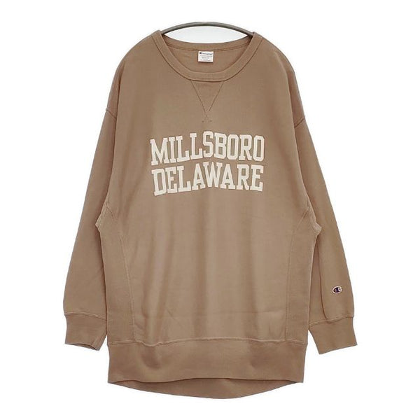 FRAMeWORK/Champion 別注 ガーメントウォッシュリバースウィーブ スウェット ブラウン レディース フレームワーク/チャンピオン【中古】5-1109M∞